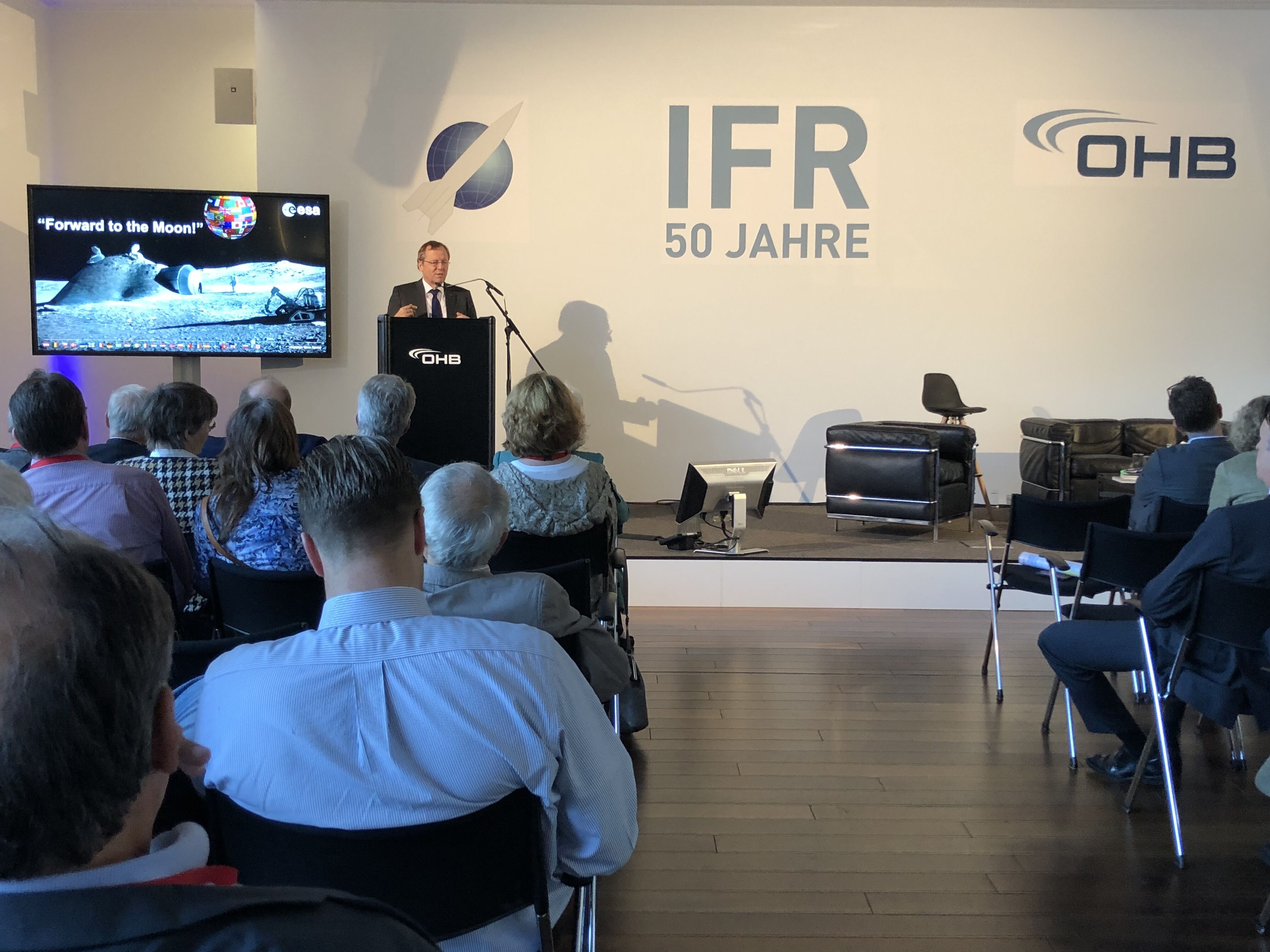 Keynote des ESA-Generaldirektors Jan Wörner bei der IFR-Jahrestagung 2019